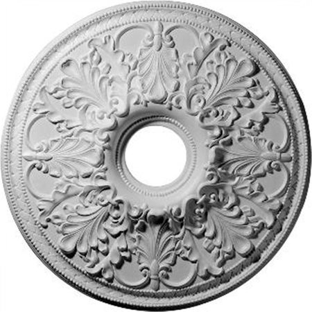 DWELLINGDESIGNS 23.88 in. OD x 4.88 in. ID Architectural Ashley Ceiling Medallion Fits Canopies up to 5.50 in. DW2572505